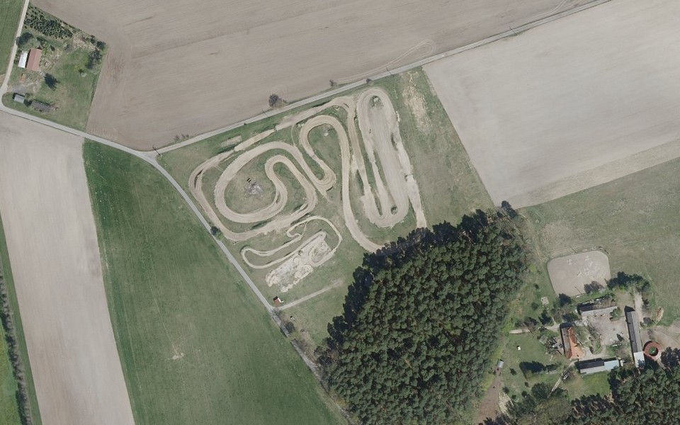 MX Wehnsdorf seen from above