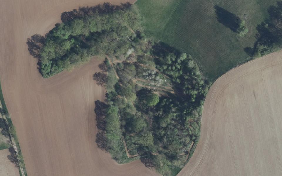Enduro-Piste Priesa seen from above