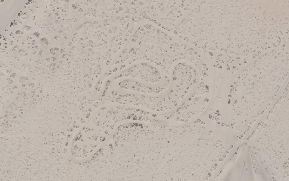 El Cotillo motocross track seen from above