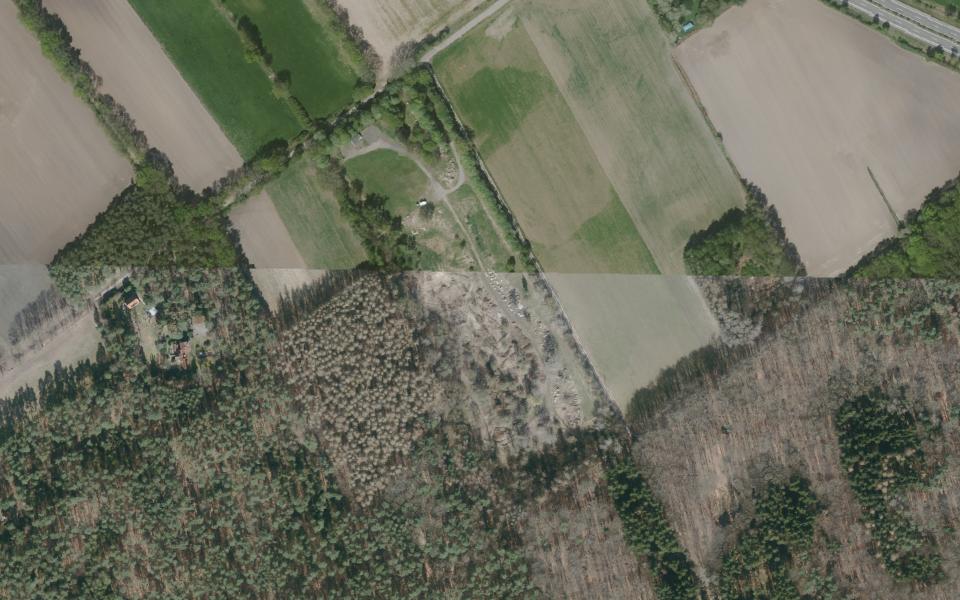 Trial Action seen from above