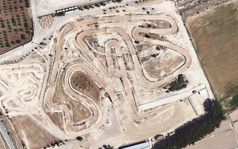 Circuit de motocròs de Catalunya-Montperler vu du ciel