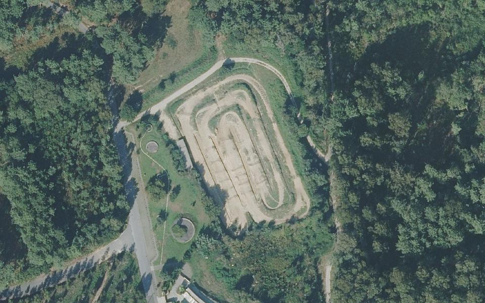 Circuíto de Supercross de Noia seen from above