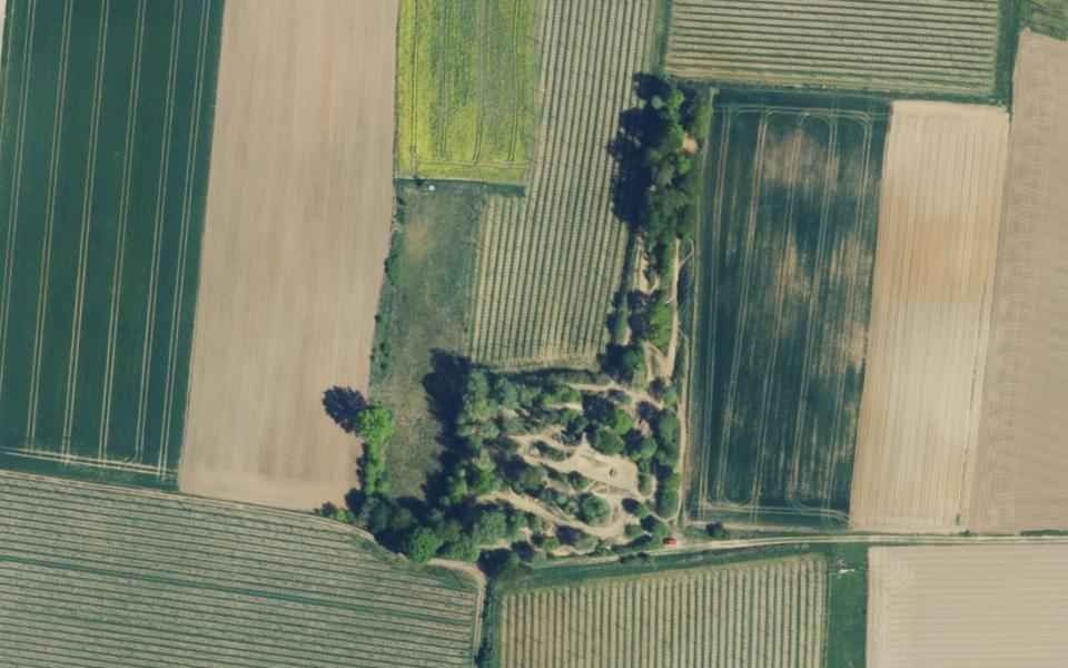Rohrbach motocross track seen from above