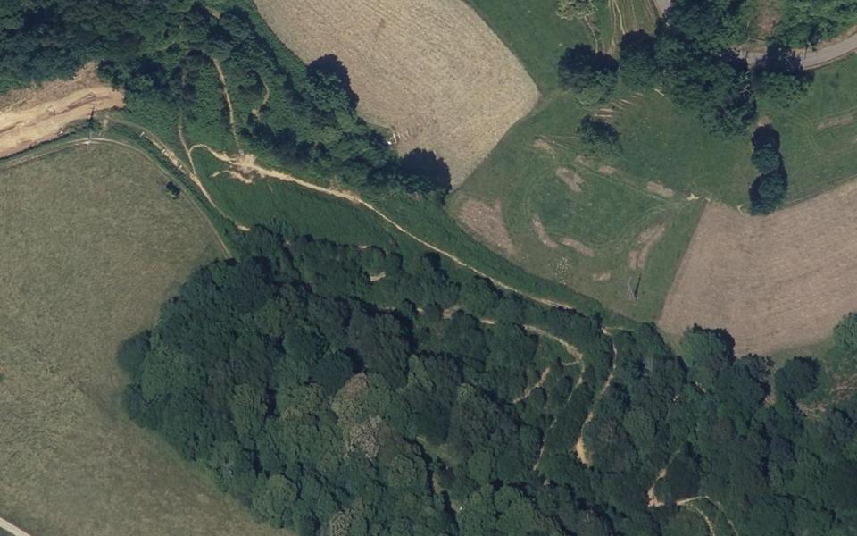 Terrain de Motocross de Montgaillard seen from above