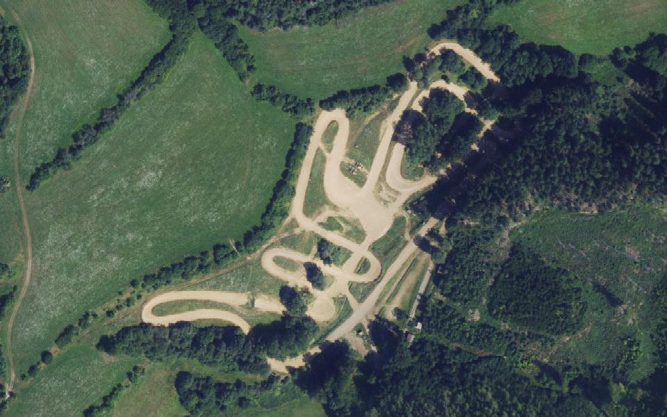 Bělovská rokle seen from above