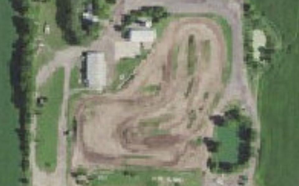 Chilton motocross track seen from above