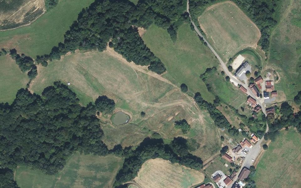 Moto Cross de Garos seen from above