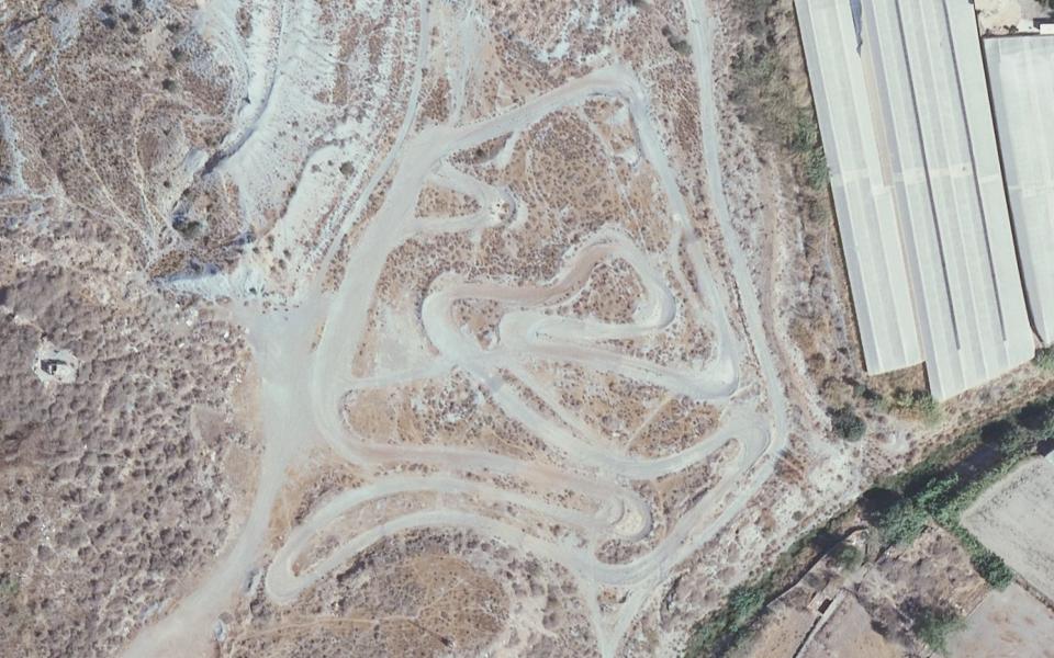 Motril motocross track seen from above