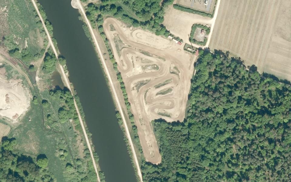 MSC Berching - Motocross Übungsgelände seen from above
