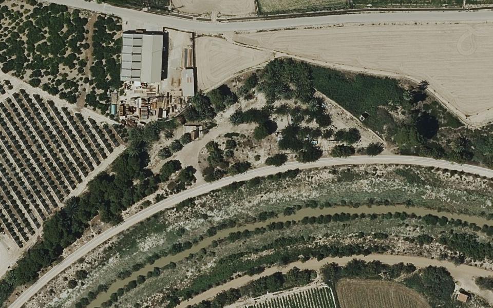 Circuito Trial Orihuela vu du ciel