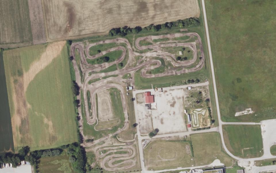 Offroad Park Flughafen München vu du ciel