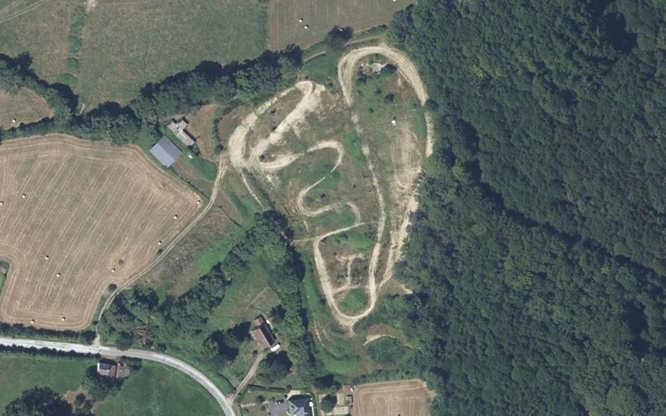 Circuit Stéphane Rougeron, Motocross de Longechaud seen from above