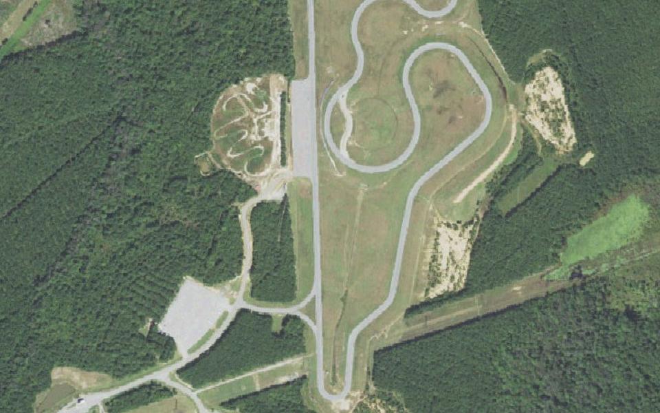 North Carolina Center for Automotive Research seen from above