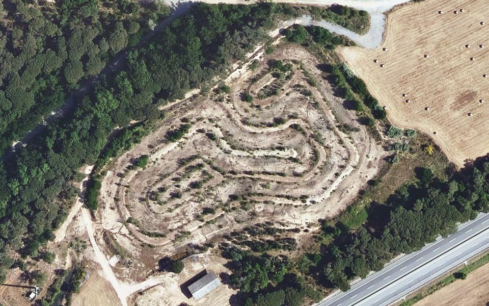 Circuit de Vidreres seen from above