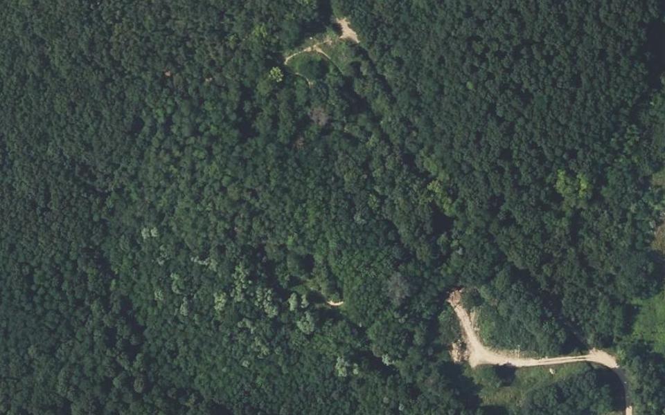 Senozan motocross track seen from above