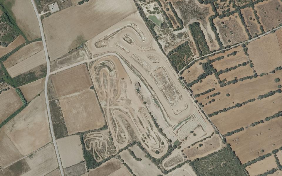 Felanitx motocross track seen from above
