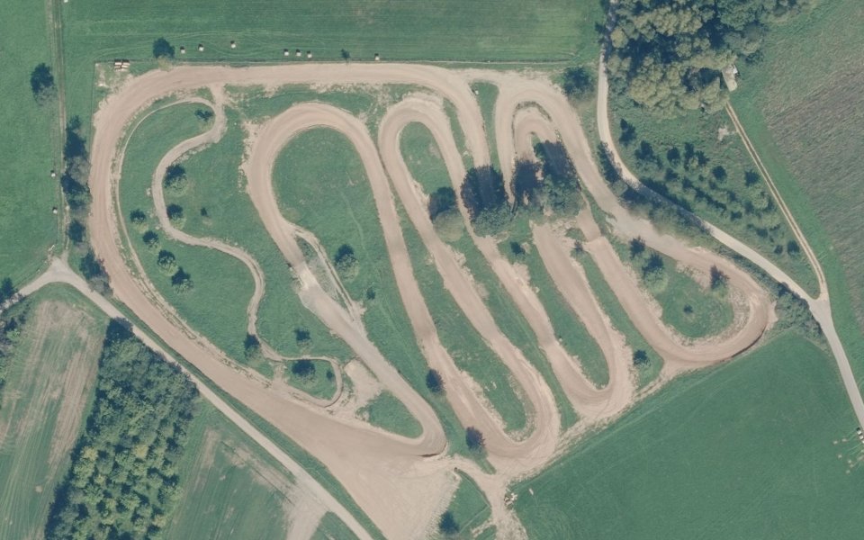 Motocross Klüsserath seen from above