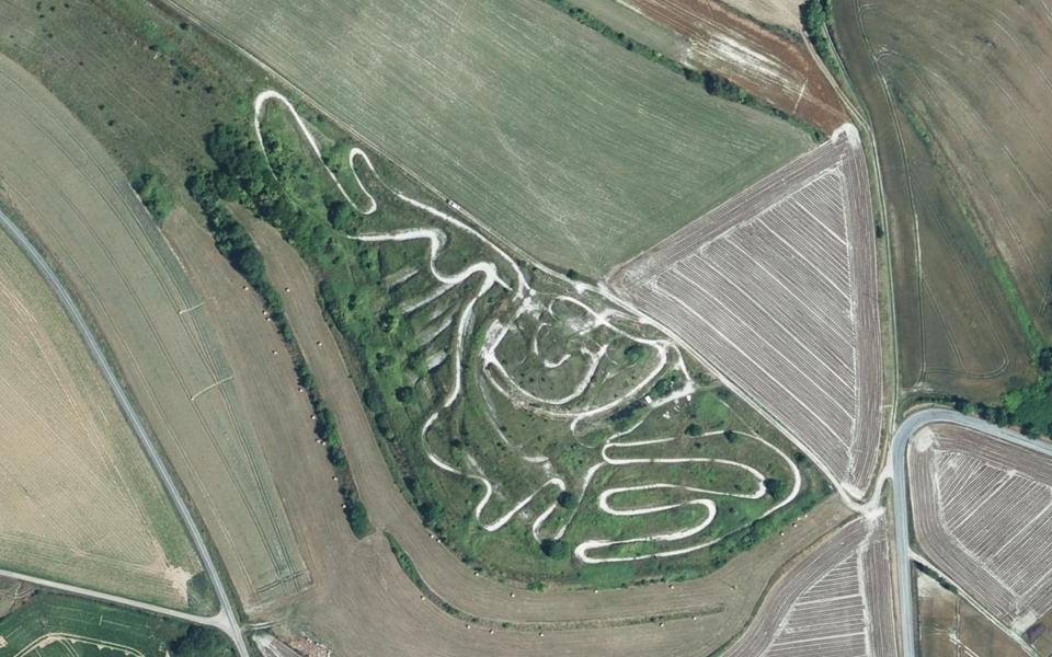 Motocross Le Radar vu du ciel