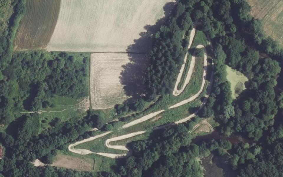 Circuit de Puvic seen from above