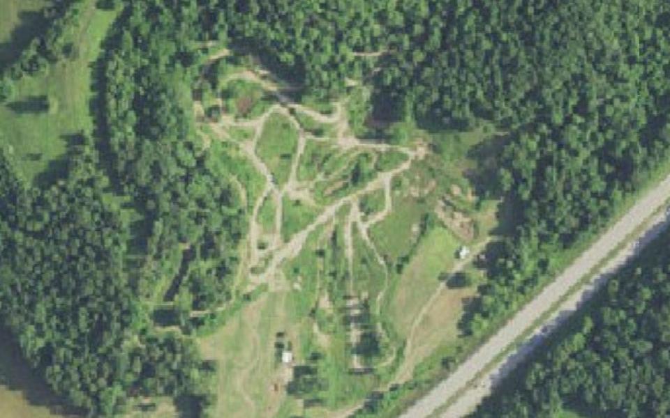 Pyramid Valley Motorcross vu du ciel