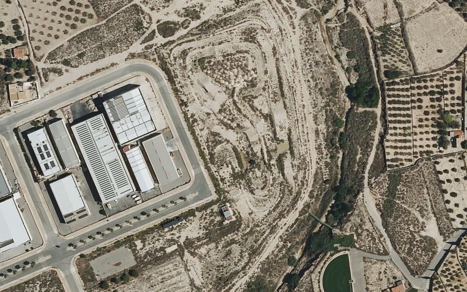 Circuito de Motocross Finca Lacy seen from above