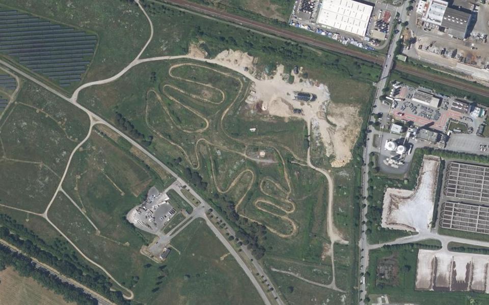 Circuit Christian Bageot vu du ciel