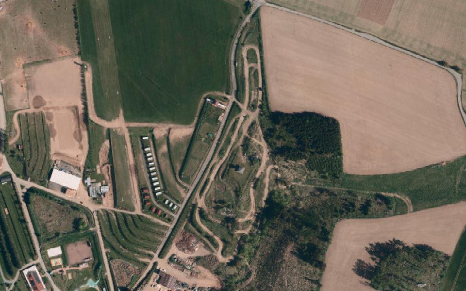 Offroad & military seen from above