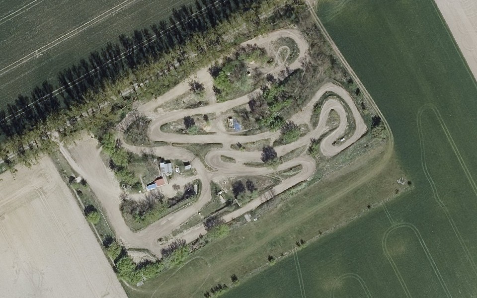 Bernauer Schleife seen from above
