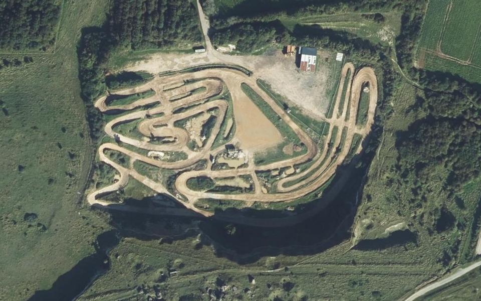 Terrain de la Cimenterie vu du ciel