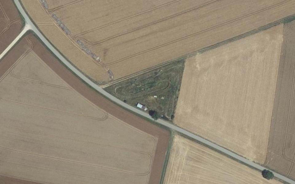 Villers-en-Haye motocross track seen from above