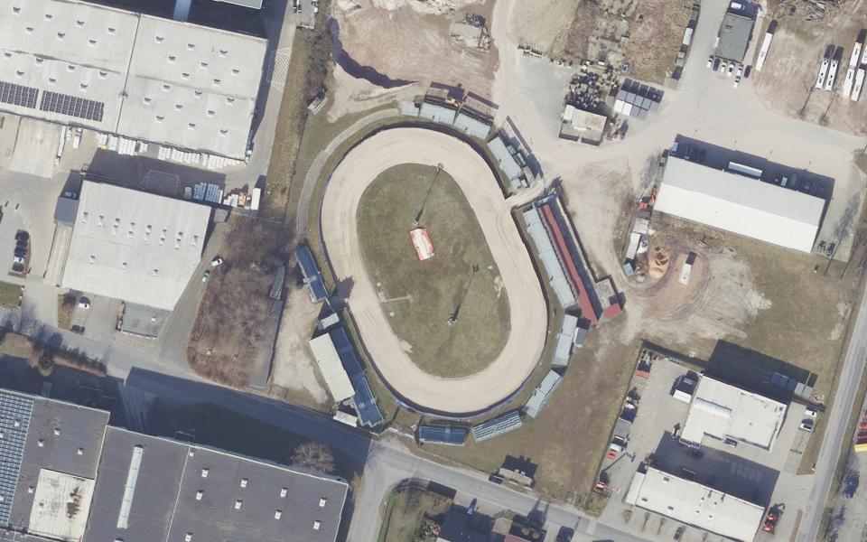 MSC Speedway Bahn seen from above