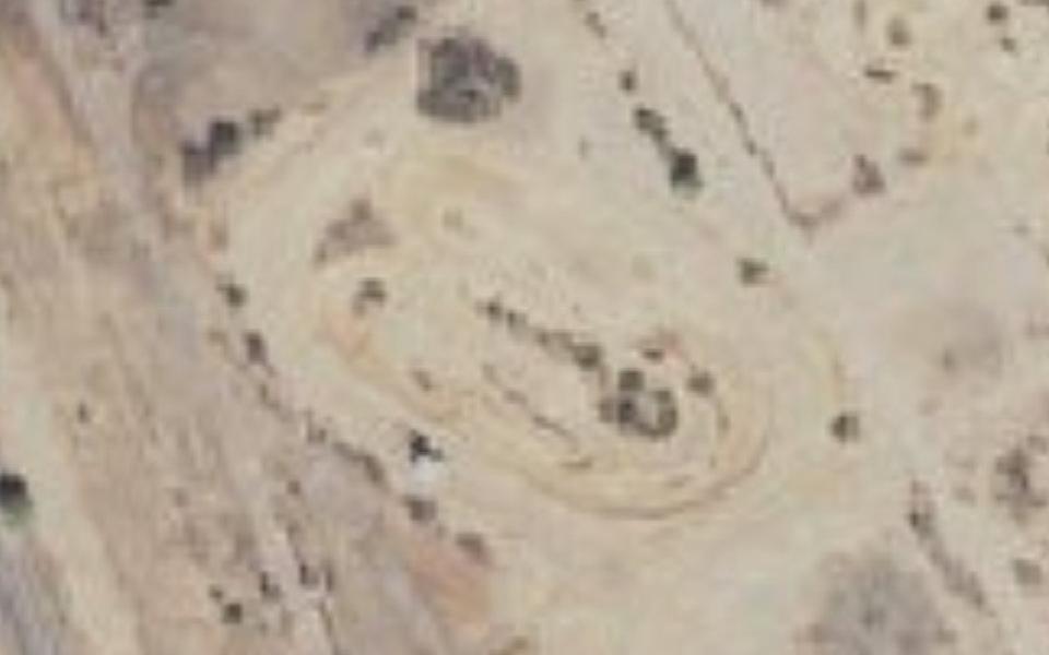 Sun City West motocross track seen from above