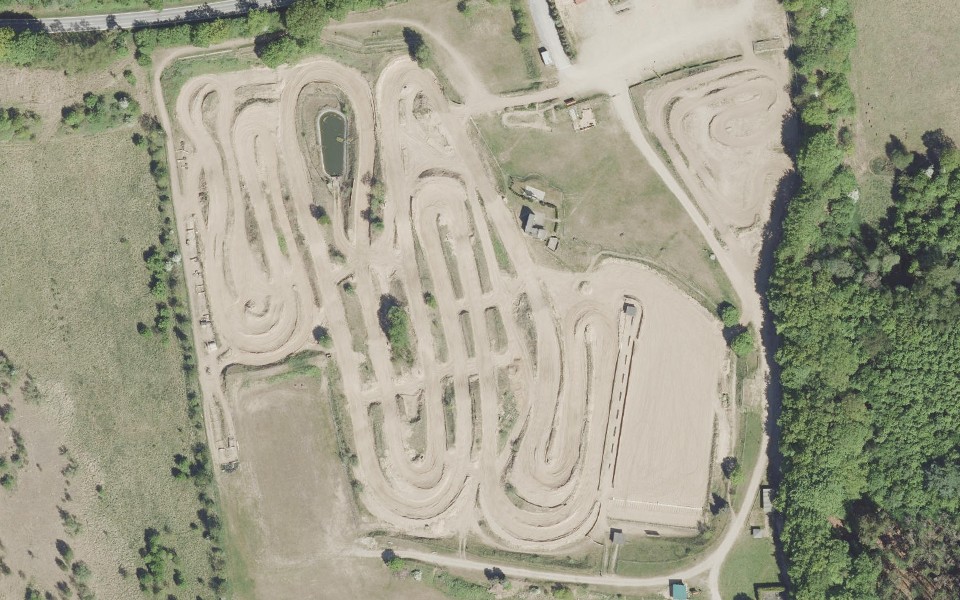 ADAC-Motorsportgelände seen from above
