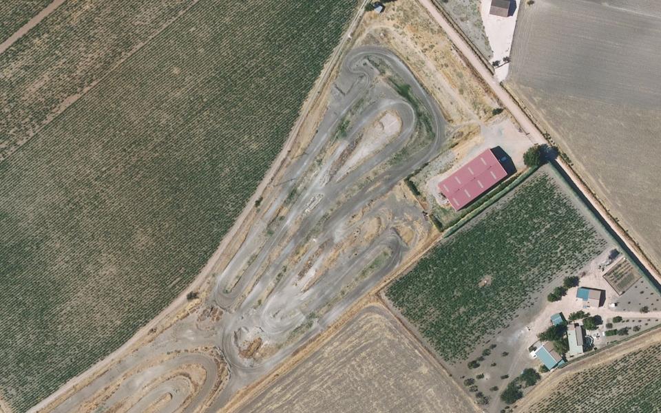 Circuito Llano el Polear vu du ciel