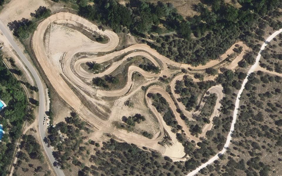 Circuito de Motocross La Calabaza seen from above