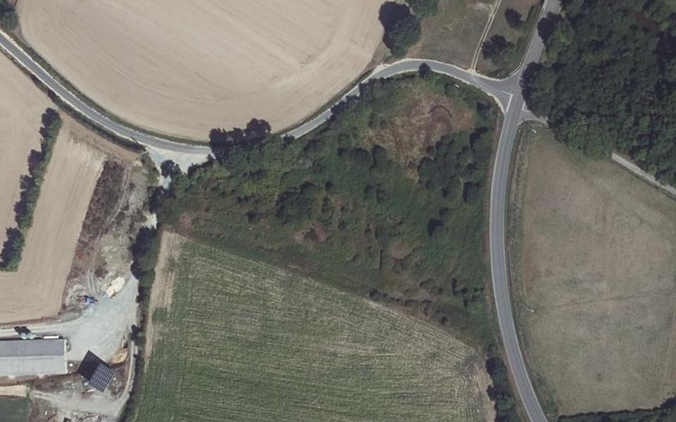 Madré motocross track seen from above