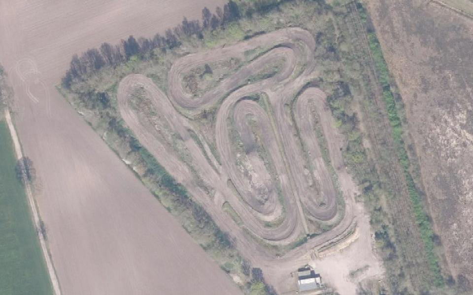 Baarle-Hertog motocross track seen from above