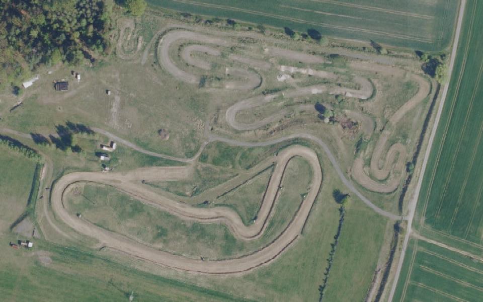 Motorsportpark "Hohe Dubrau" vu du ciel