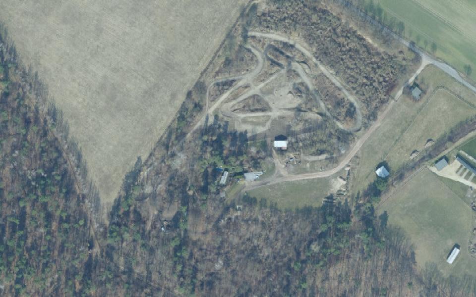 MSV Elsnig Motocross seen from above