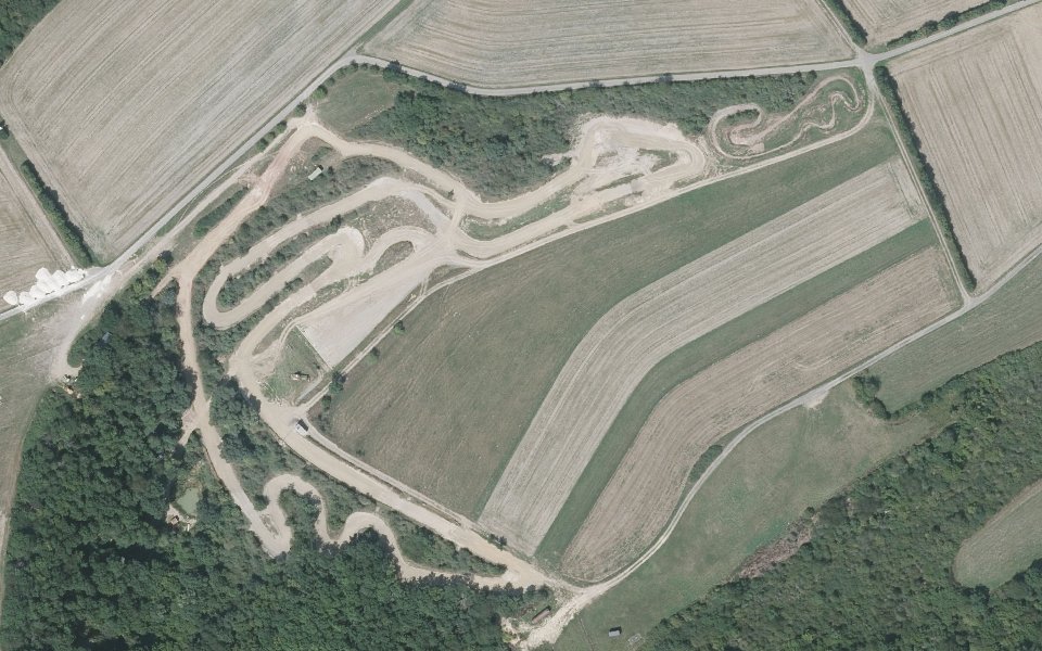 Motocross MSC Hennweiler seen from above