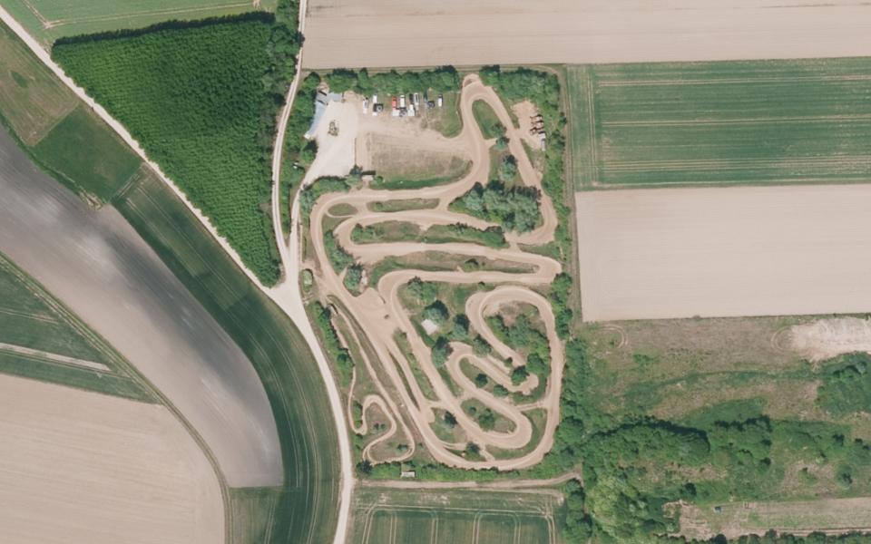 Trainingsgelände AMC Gablingen seen from above