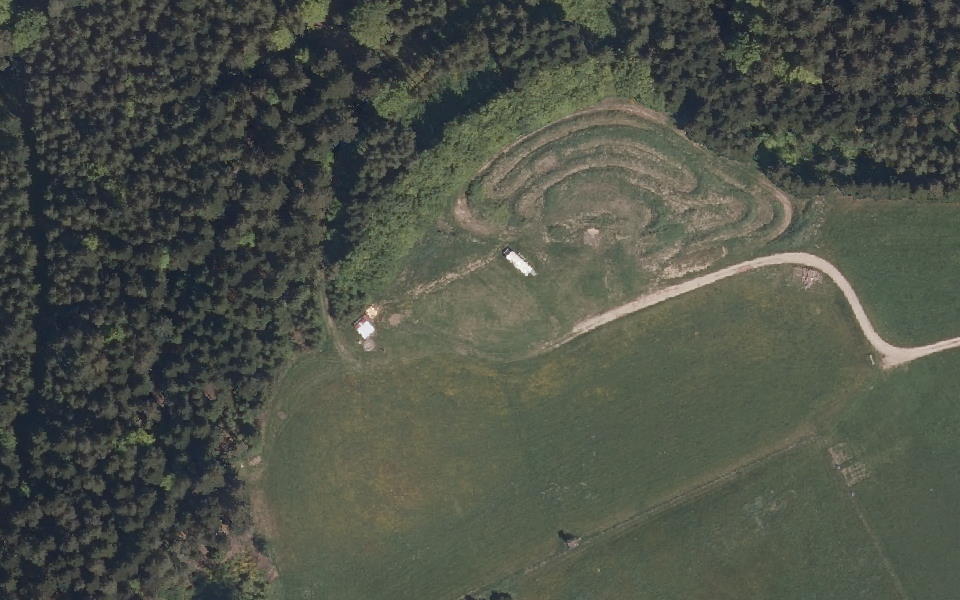 Terrain de motocross d’Alpirsbach vu du ciel