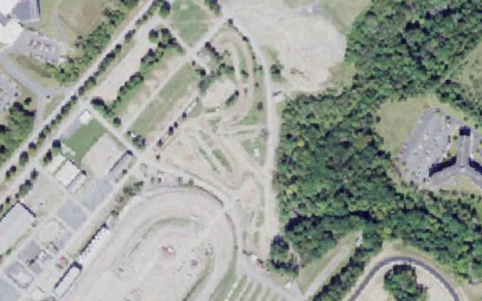 Orange County Fairgrounds Race Track vu du ciel