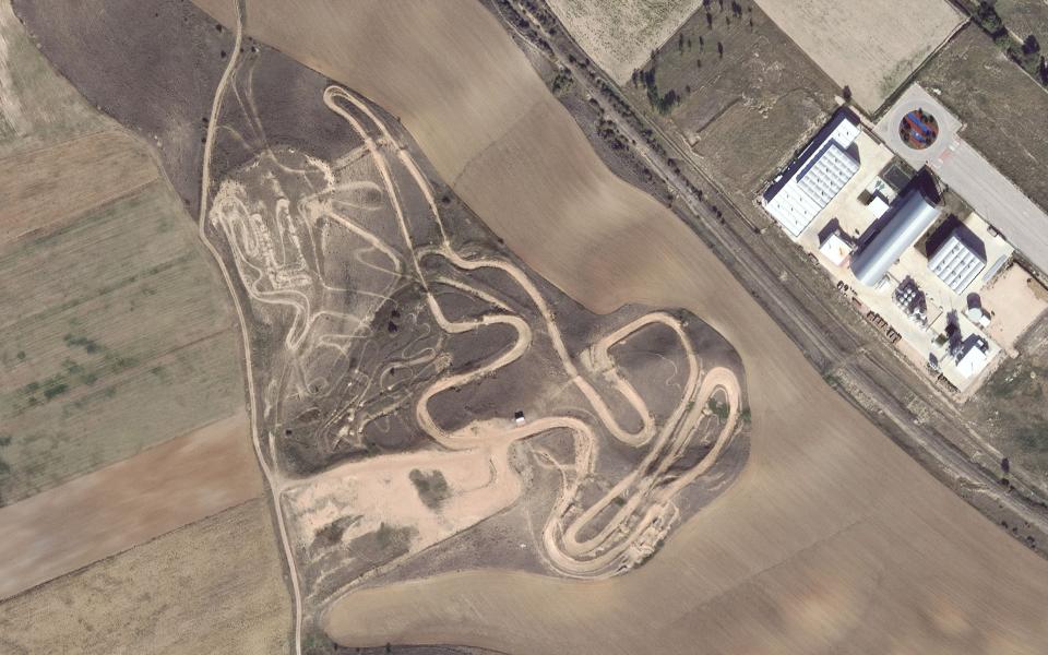 Almazan motocross track seen from above