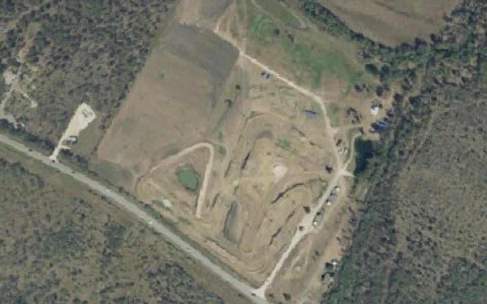 The Austin Motocross Park vu du ciel