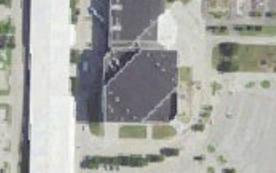 Landon Arena seen from above