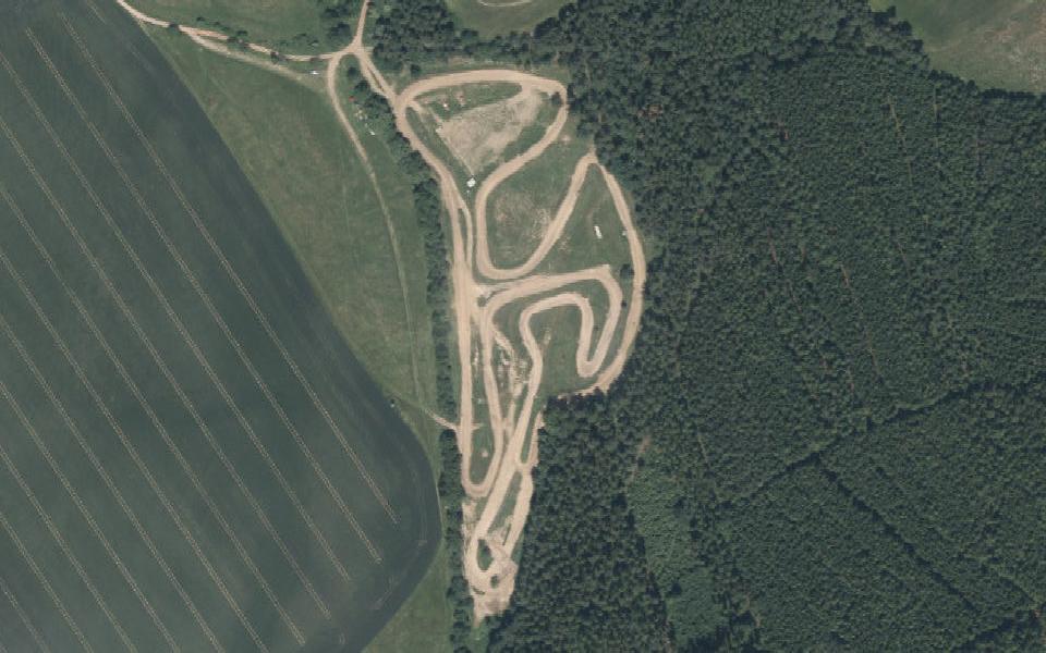 Motokrosová trať Podluhy vu du ciel