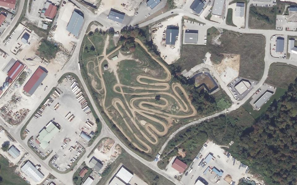 Terrain de Casi Moto seen from above