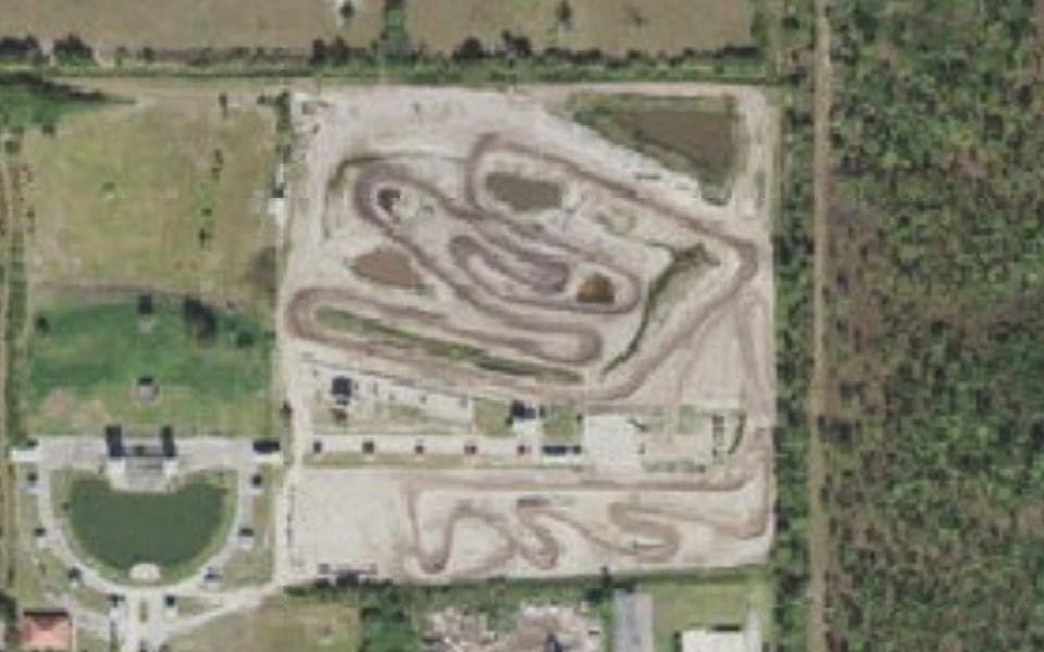 Mesa Motocross Park vu du ciel