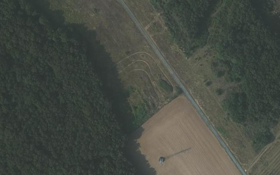 Terrain de motocross du Douhet vu du ciel